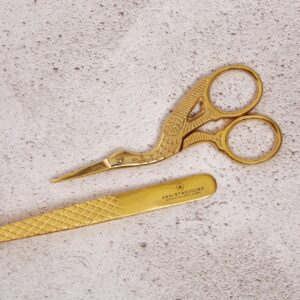 Luxury Gold Brow Shaping Scissors