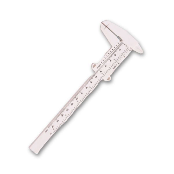 Eyebrow Caliper white background