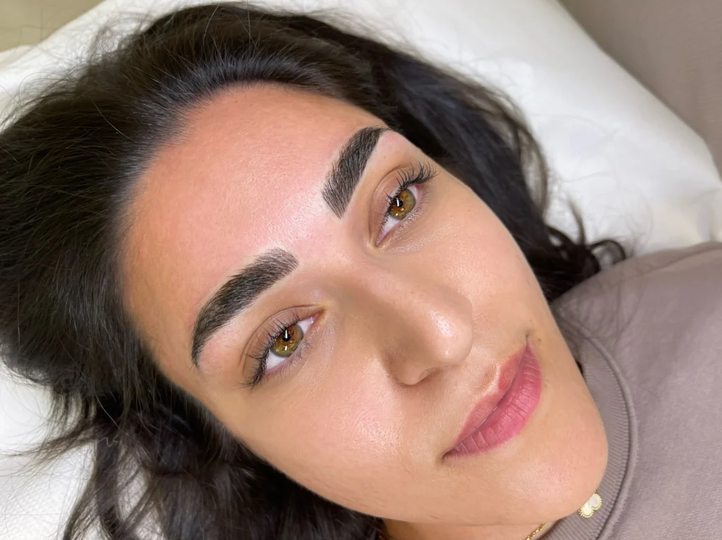 microblading after